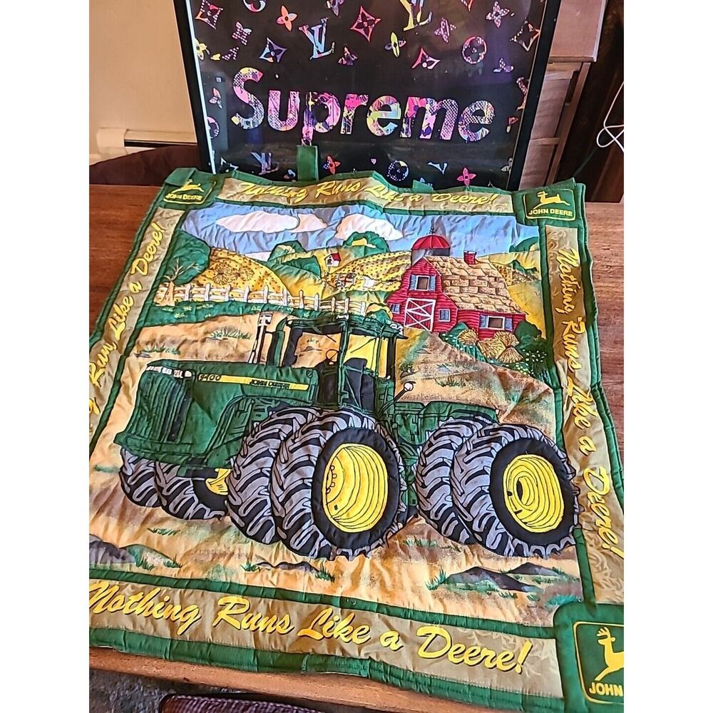 John Deere Quilted Wall Hanging 31x31